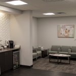 Interior photo: Columbia SC Prosthodontics practice Refreshments in the Waiting Room